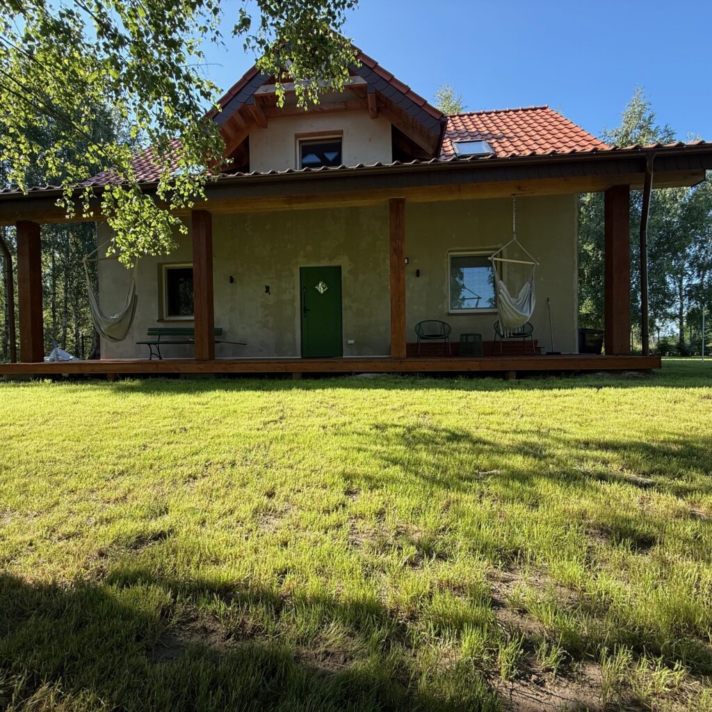 Domek na mazurach w całej okazałości